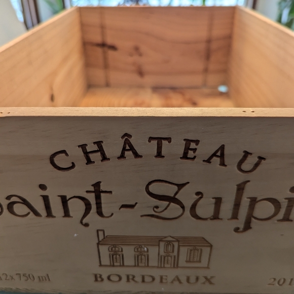 Wood Wine Box, Wine Crate, Storage Organizer, Home Decor Gift For Mom - Picture 9 of 9